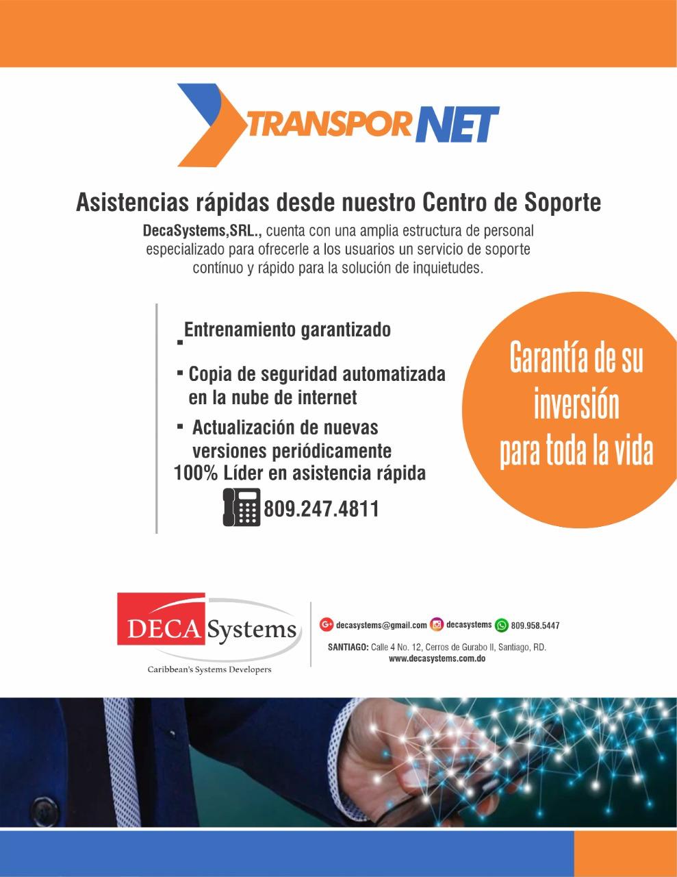 Transpornet asistencia y soporte